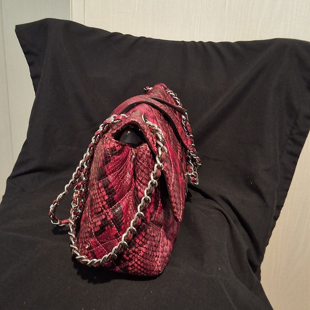 Michael Kors python Embossed Shoulder Bag - Picture 3 of 10